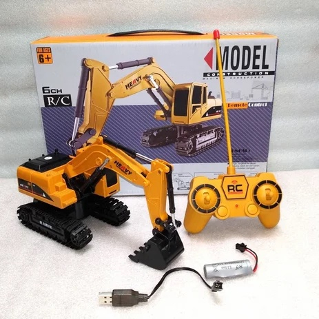 RC TRUCK BEKO MODEL EXCAVATOR 2.4 Ghz +  EXCAVATOR CRANE MOBIL BEKO REMOTE CONTROL RADAR