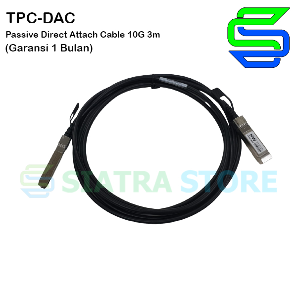 SFP+ Direct Attach Cable DAC 10G 3M Compatible Cisco-MikroTik-UBNT-ETC