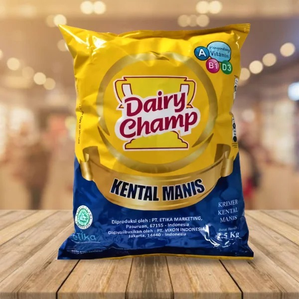 

Kental Manis Dairy Champ 2,5kg | Dairy Champ Krimer Kental Manis | Dairy Kental Manis 2,5kg