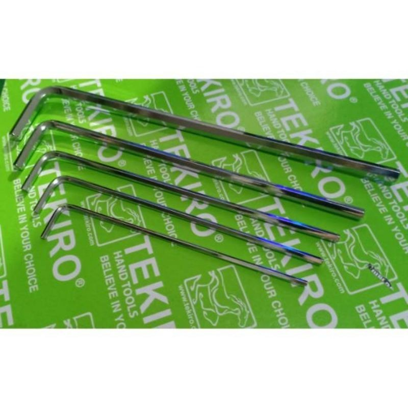 Kunci L panjang 4mm Tekiro Hex key long 4mm Kunci L Tekiro Kunci L panjang Kunci L long