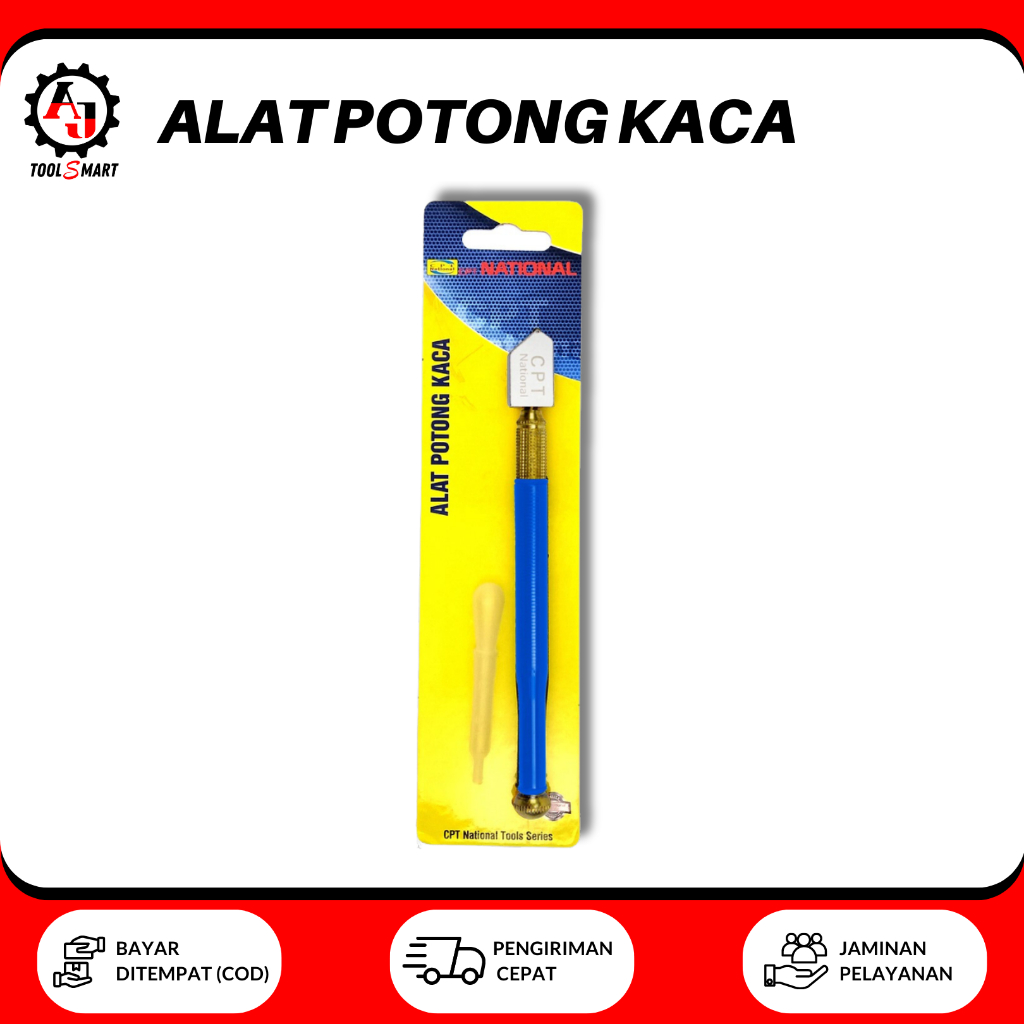 Alat Potong Kaca Manual CPT National Pisau Potong Kaca Keramik Cutter Oil Glass