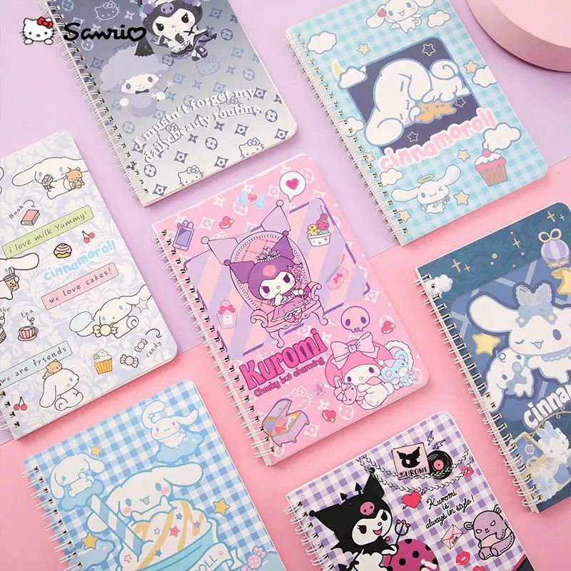 VS BG - Buku Tulis Sekolah NOTEBOOK A5 Isi 60 Lembar Diary Notebook Viral Kuromi Cinnamoroll