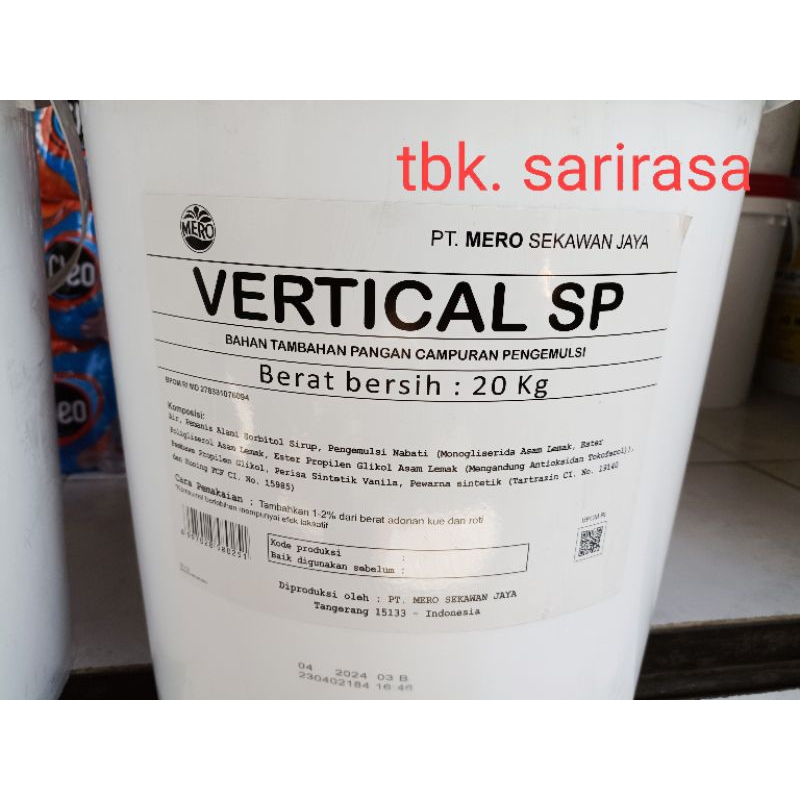 

Vertical SP 20 kg Cake Emulsifier 20kg Pengembang Kue