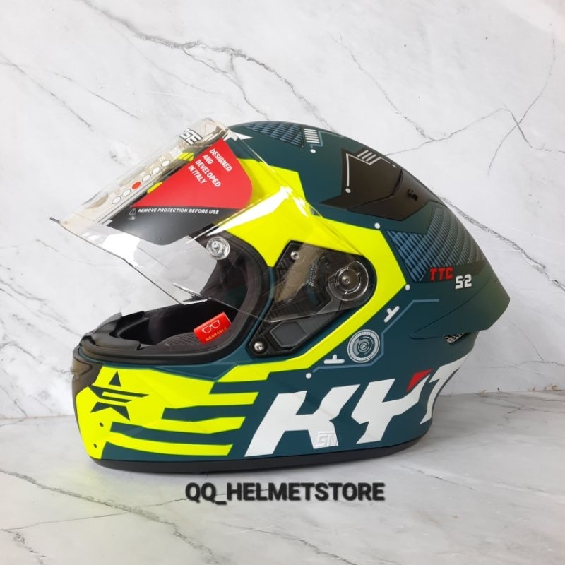 KYT TT COURSE FUSELAGE YELLOW