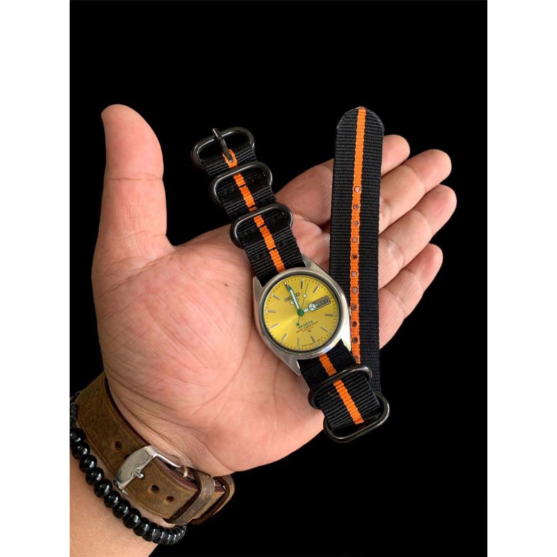 Strap tali jam tangan nato kanvas pvd militari strap kanvas