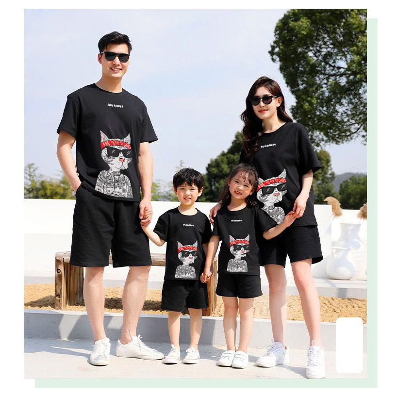 Mokokomo T-shirt Baju Couple Keluarga CPG3 Kaos Couple Atasan Couple Keluarga