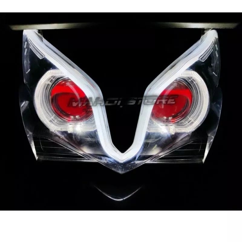 LAMPU ALIS RUNNING 2 MODE 30 CM GRADE A MODEL XWB LED FLEXIBLE 30 CM  XWB MOTOR MOBIL MERK CR7