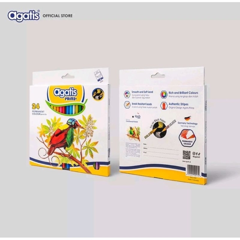 

AGATIS PRIME Pensil Warna 24 Panjang