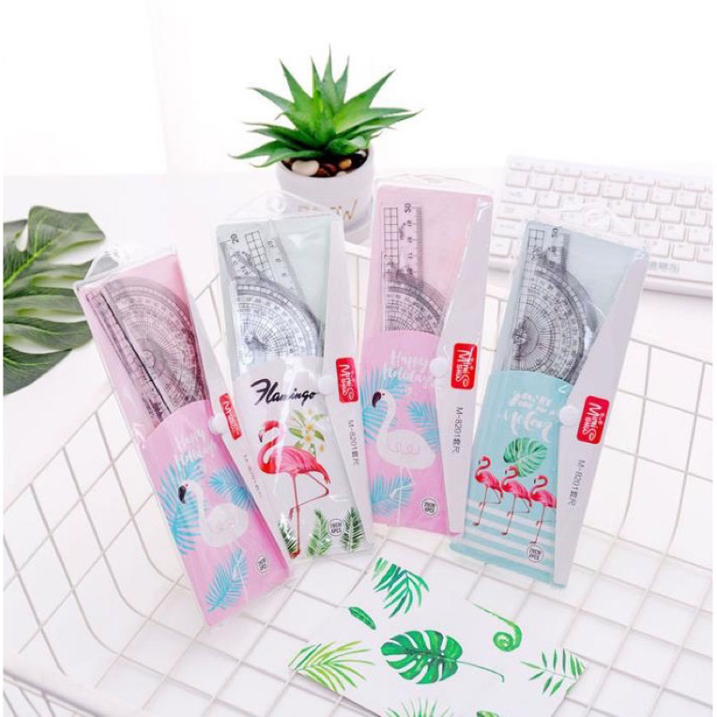 

COD PENGGARIS PLASTIK 1 SET 4 MODEL / RULER 1SET 8152