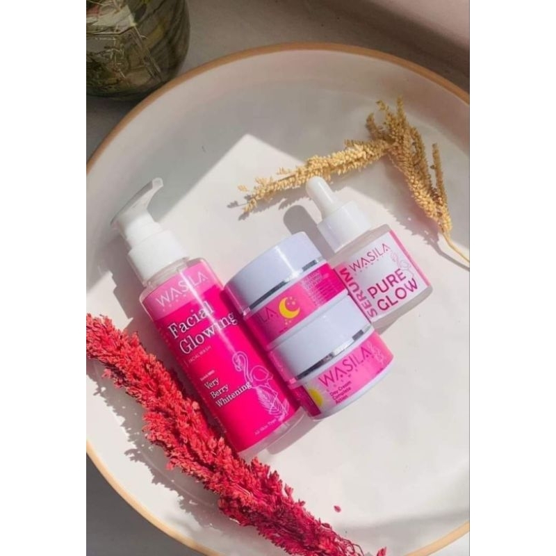 Termurah Premium Pink New Series Wasila Kosmetik Skincare Viral BPOM