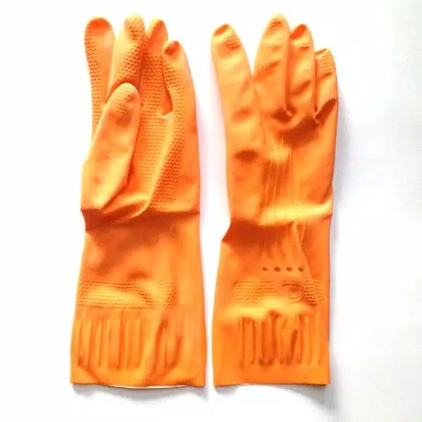 Sarung Tangan Karet KENMASTER Orange XL - 1 Pasang