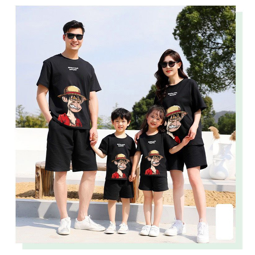 Mokokomo T-shirt Baju Couple Keluarga MPL01 Kaos Couple Atasan Couple Keluarga