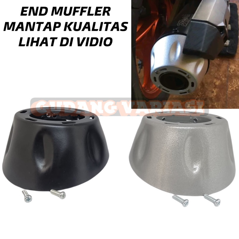 END MUFFLER CORONG KNALPOT MONCONG VARIO 125 VARIO 150