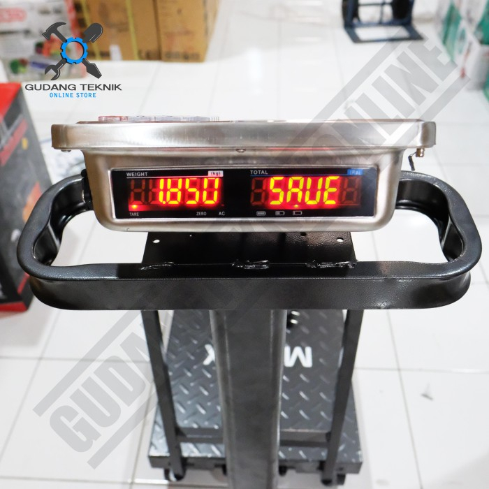 Timbangan Duduk Digital Rail Kapasitas 300Kg TD300 MATRIX / Timbangan Digital Scale Double Display 300 Kg TD 300 MATRIX