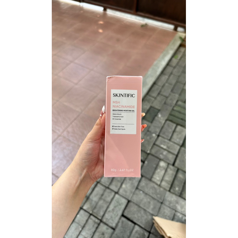 skintific moisturizer pink new 80gr