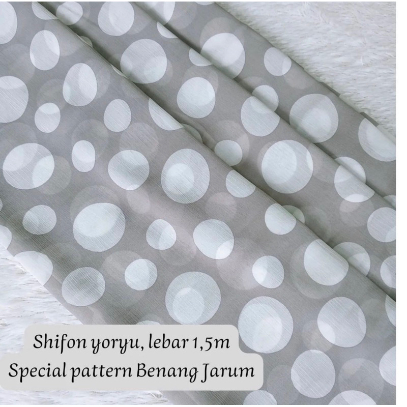 Kain yoryu - Kain ciffon - kain sifon - Kain sifon ceruty | Kain Polkadot