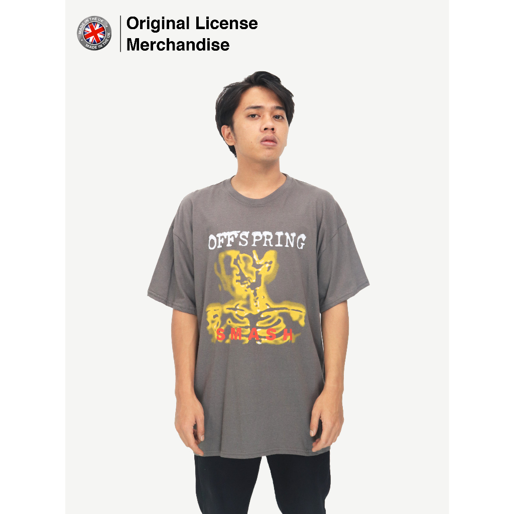 Kaos Baju Band Musik Pria Wanita Casual Katun Pendek Premium Import Motif OFFSPRING Original Smash 2