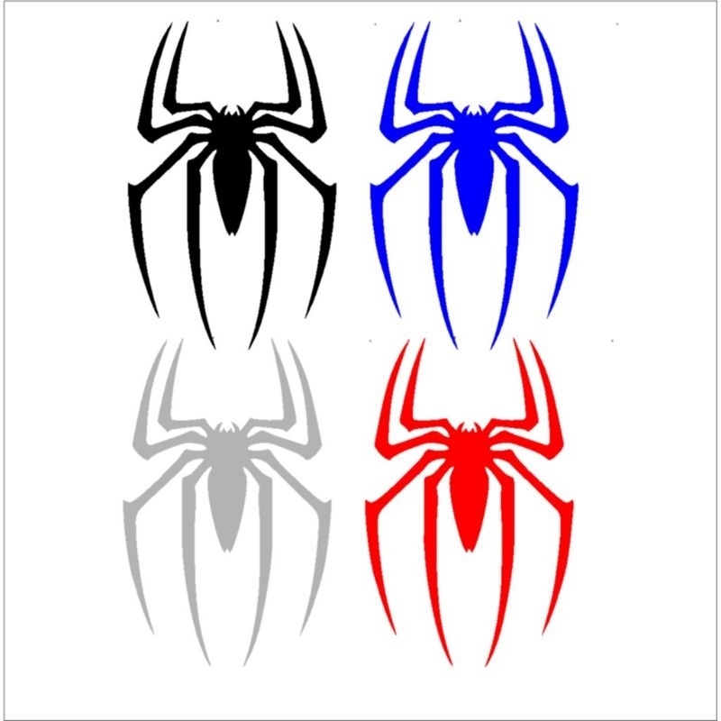 spiderman cutting sticker custom sticker cutting logo spiderman