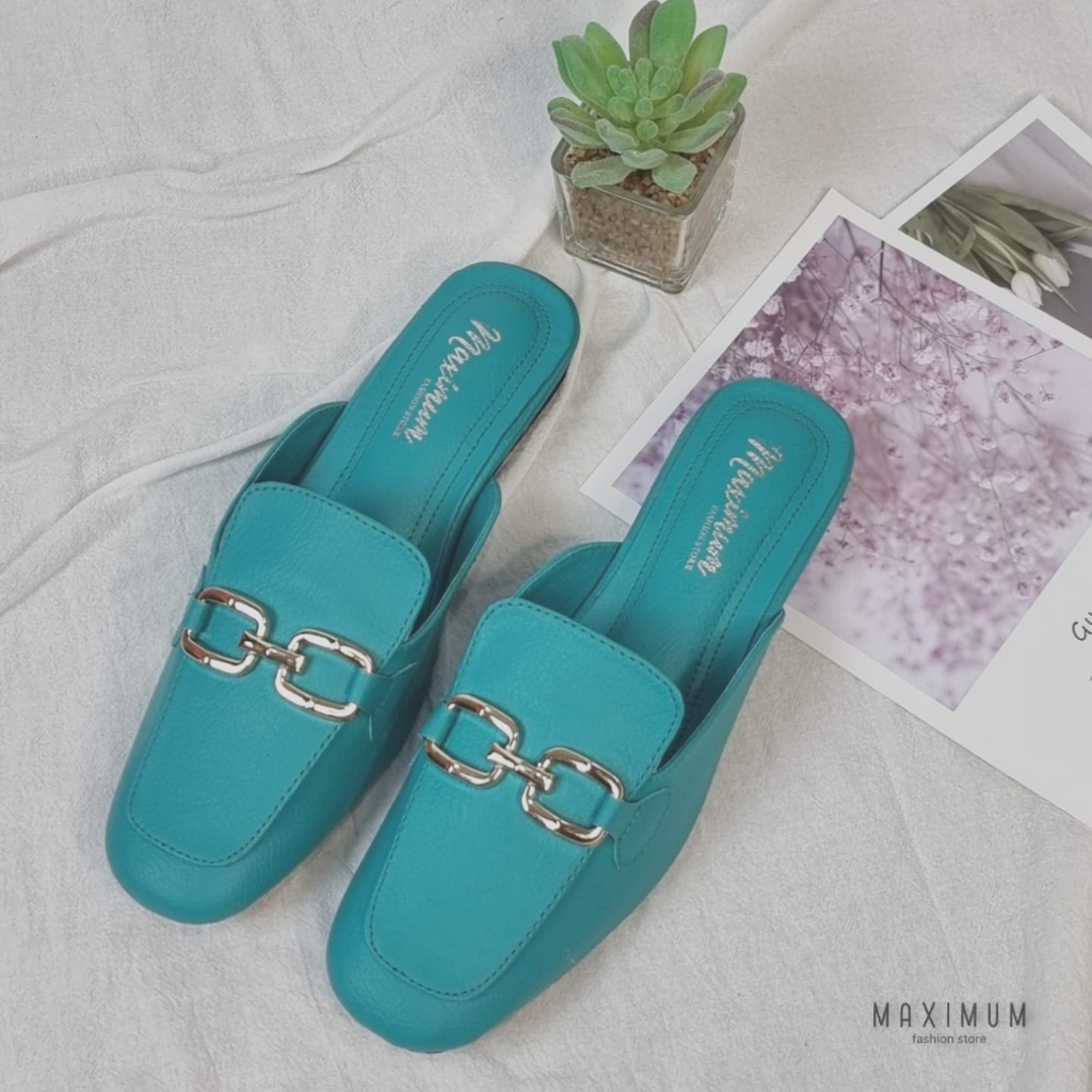 R9 MAXIMUM Loisa Sepatu Flatshoes Wanita Fellice Mules