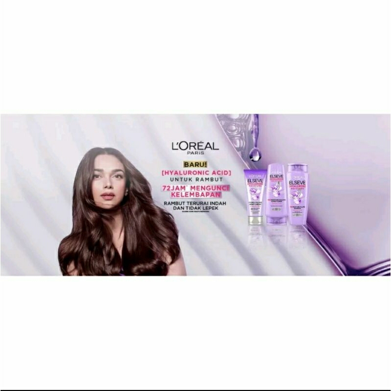 L'oreal Hyaluron Moisture Shampoo dan Conditioner 280ml - Loreal