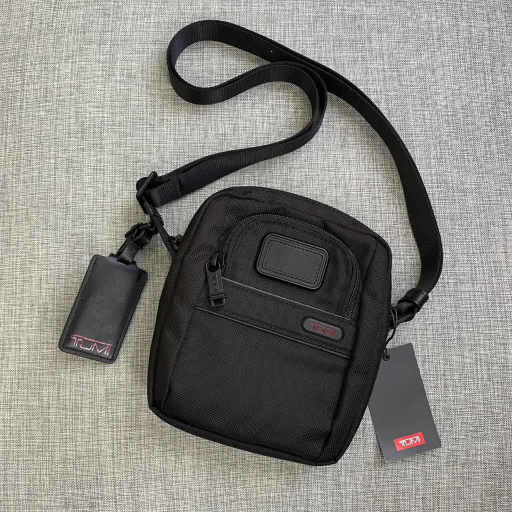 tas BRANDED small crossbody kanvas black