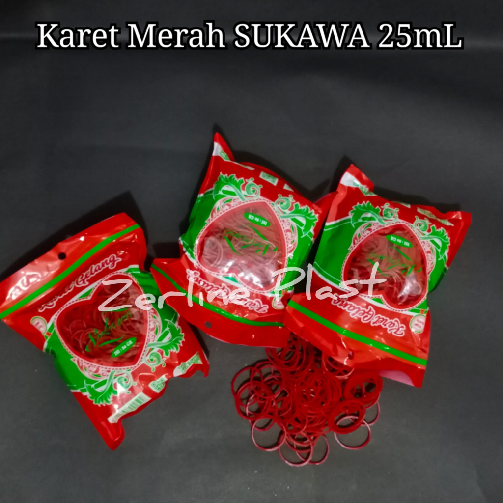 Karet Gelang Merah SUKAWA 25mL @800gram