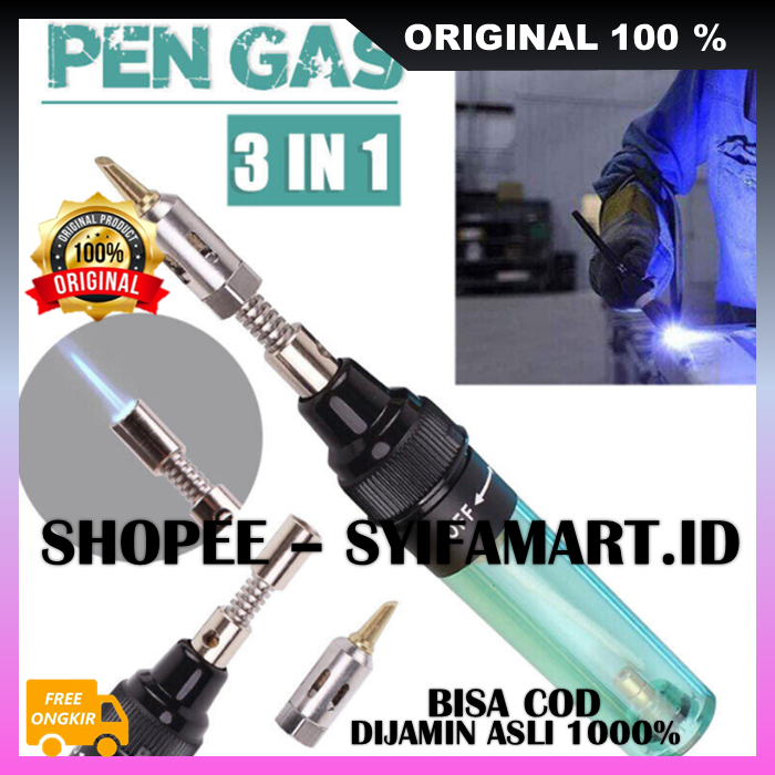 Gas Soldering Iron Solder Gas Portable Alat Las Multifungsi 100% ORIGINAL