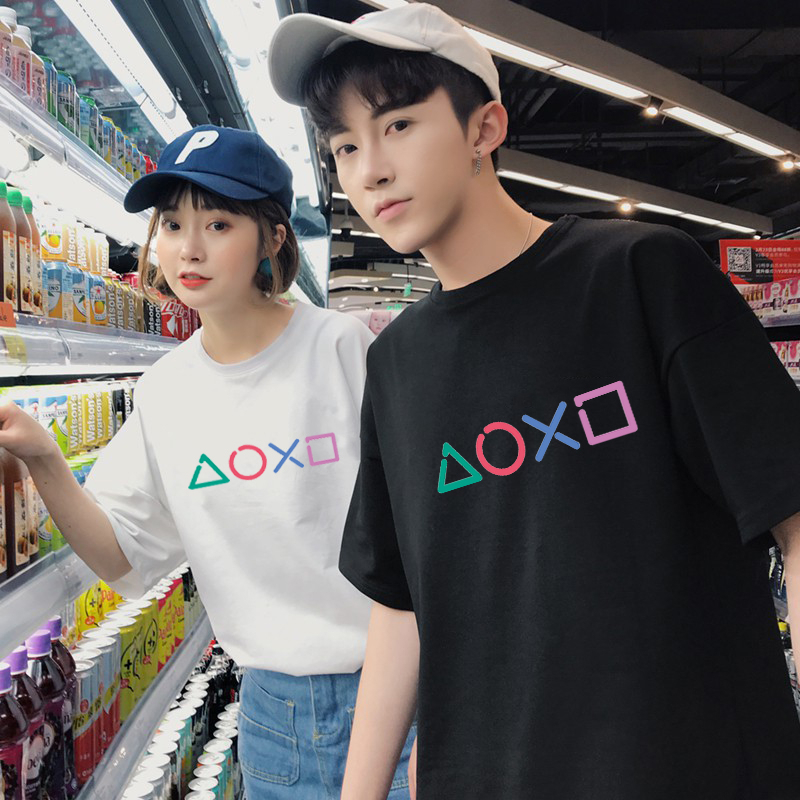 baju couple PLAYSTATION kembaran sama pacar atasan premium murah kapel ayang kaos bucin kapelan pasa