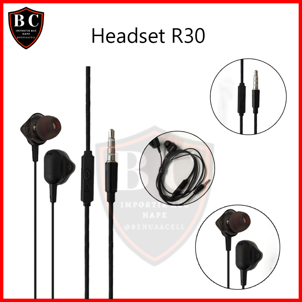 HEADSET RLM BUDS R30 - HANDSFREE 3.5MM - HEADSET BUDS R30