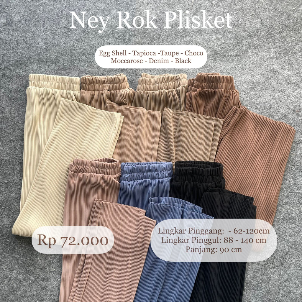 Ney Plisket Skirt | Rok Span Rok Plisket Lidi [YEPPUOUTFIT]