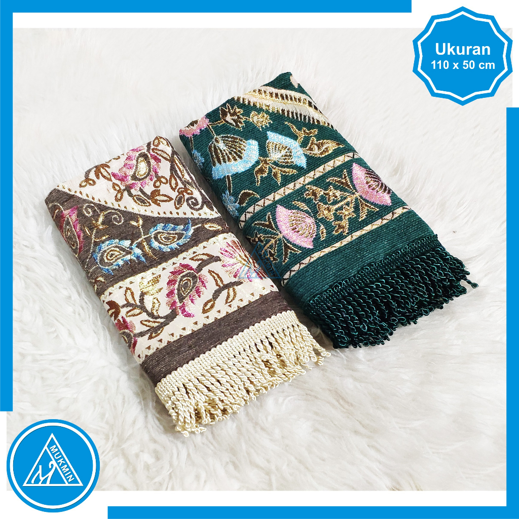 Sejadah traveling motif bunga made in turkiye turkey | sejadah tipis turki