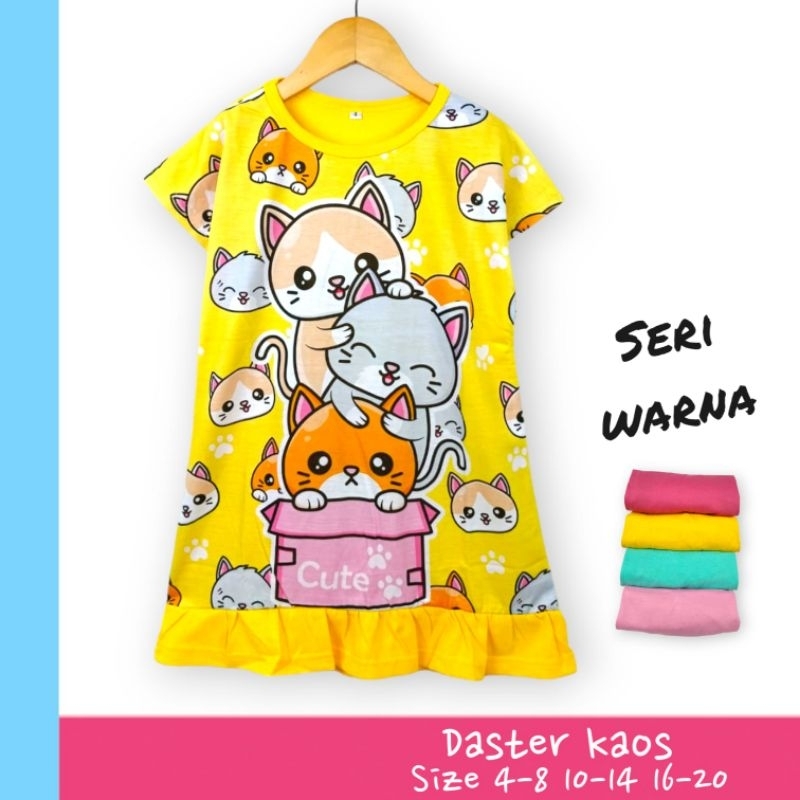 DASTER ANAK PEREMPUAN DEDINA 4/8 10/14