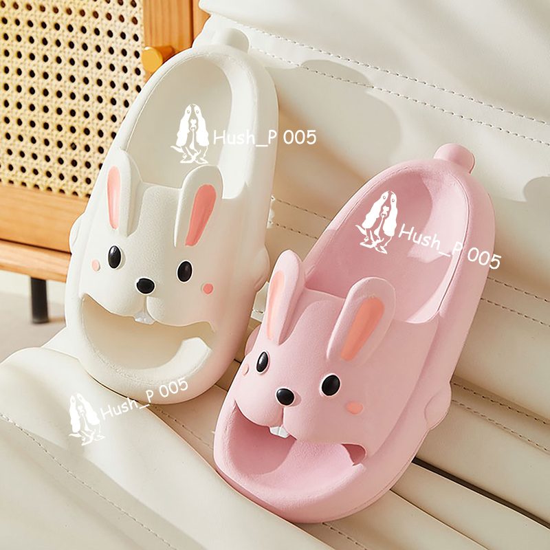 Komin Sandal Anak Perempuan Kartun Sandal Anak Laki Laki Kelinci Lucu Sendal Cowok Korea Anti Slip Selop Cewek Terbaru Size 30-35