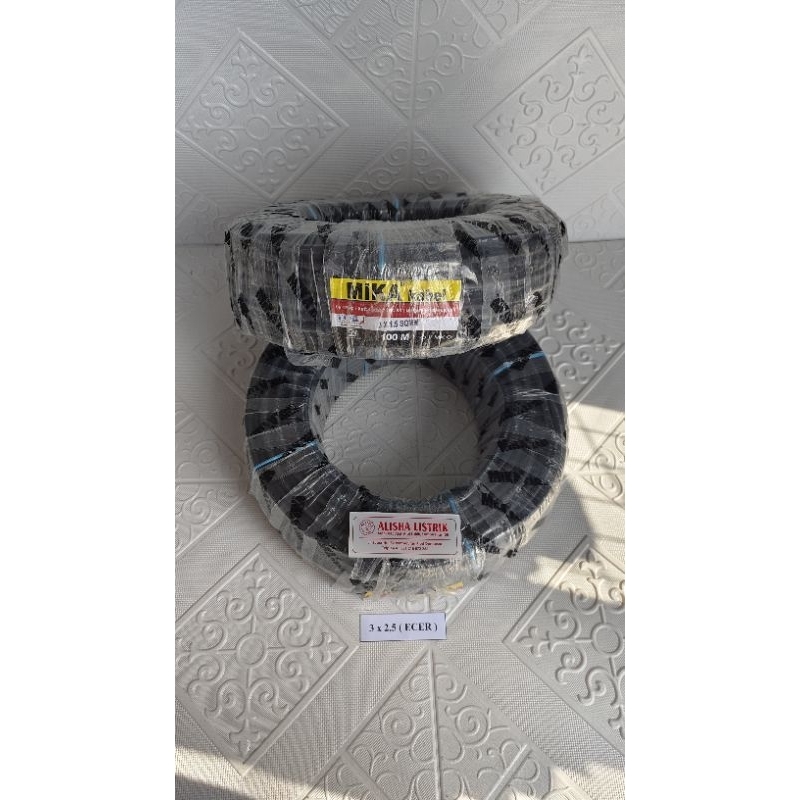 Kabel serabut hitam NYYHY 3 x 2,5 ( ECER )