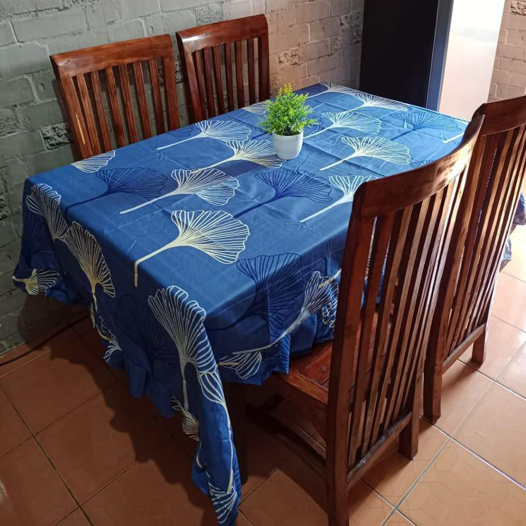 [✅COD] Taplak Meja Kain 140x220 Model Rumbai Aneka Motif Perlengkapan Dekorasi Ruang Makan Dapur Rumah