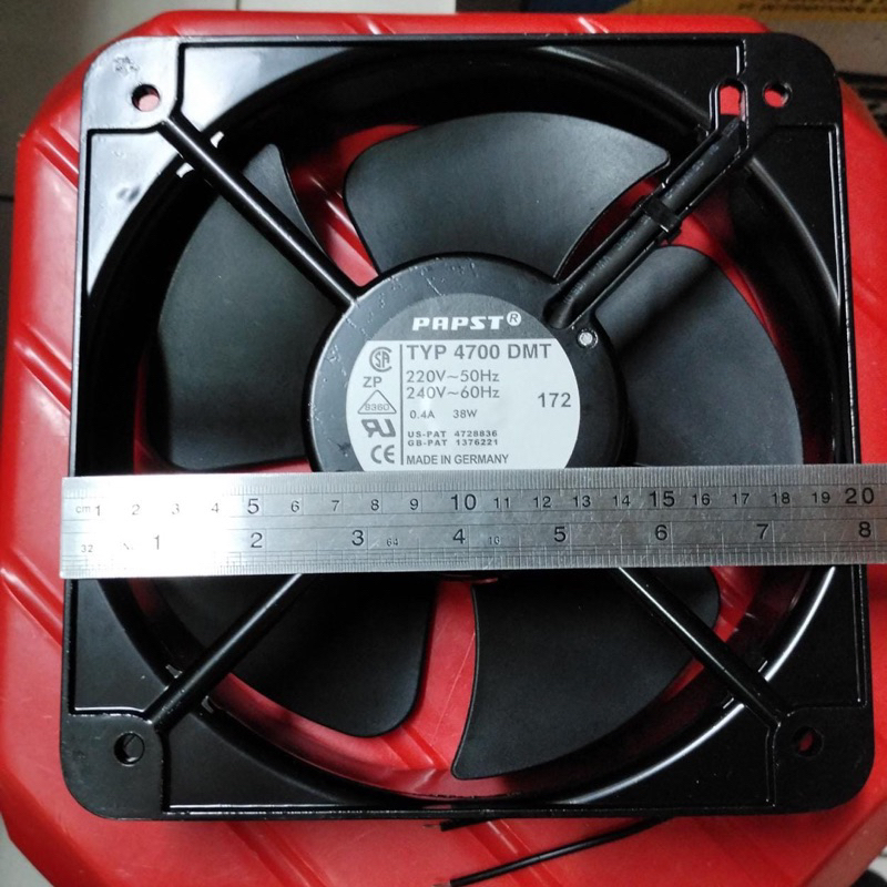 Fan PAPST TYP 4700 DMT 220V 38w 20cm