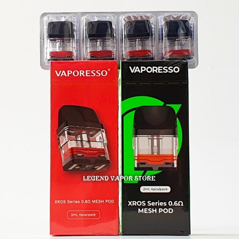 CARTRIDGE VAPORESSO XROS SERIES 0.6 0.8 1.2 OHM AUTHENTIC