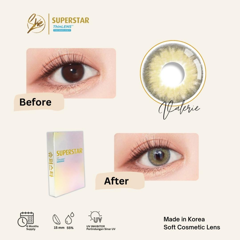 Superstar Valerie softlens warna bulanan