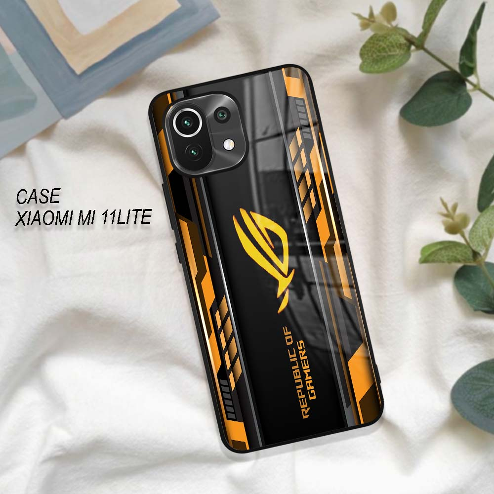 [OR16] Case Glossy Xiaomi Mi 11 Lite Casing Kilau Pic HD Motif Rog| Kesing Hp Xiaomi Mi 11 Lite | Ca