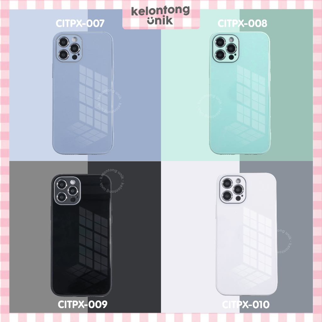 (Seri 3) For iPhone - Tempered Lens Glass Case TANPA LOGO APEL