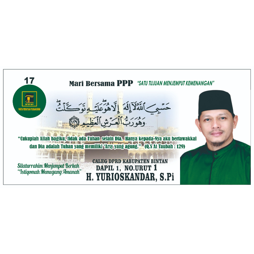 

Stiker Caleg 7 x 15 Cm. Rp.350/pcs. Minimal Order 1000pcs