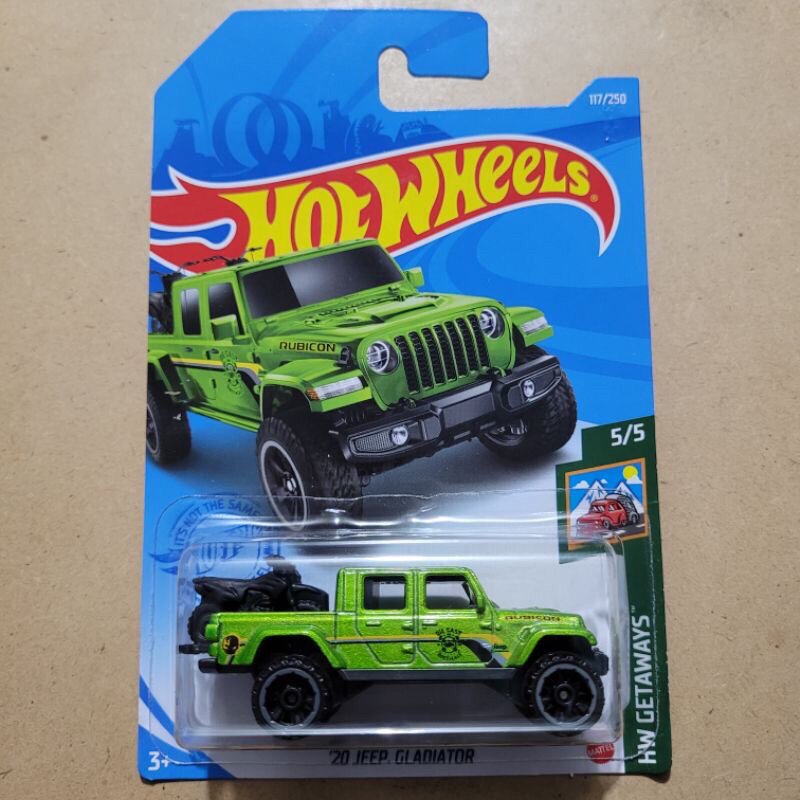 Hot Wheels ‘20 Jeep Gladiator HW GETAWAYS RUBICON Hijau [GREEN]