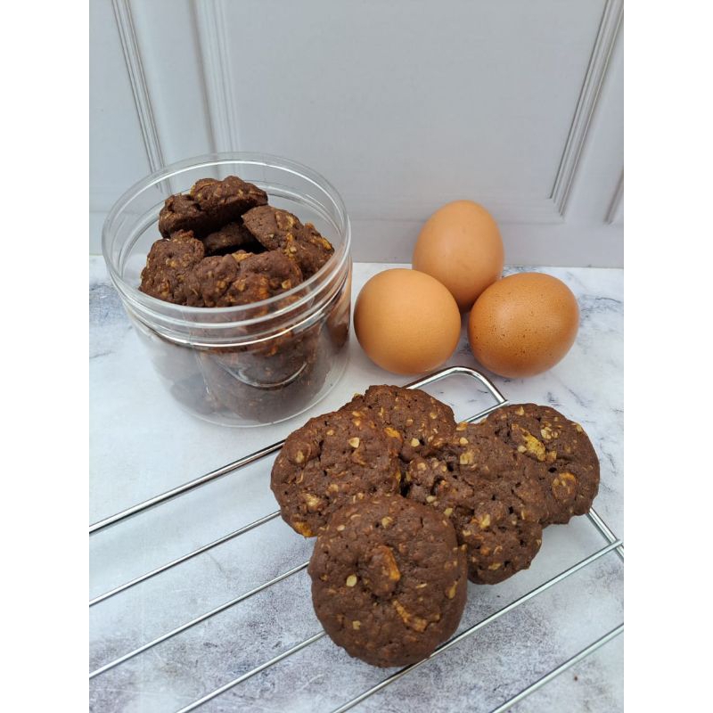 

Chocolate Cornflake Cookies