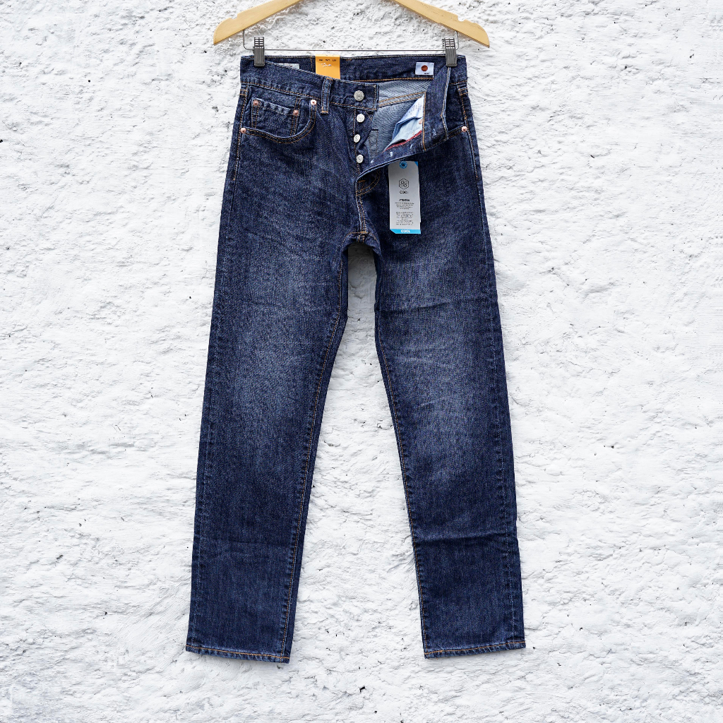 Levis 501 Reguler Fit - Made In Japan - Original Import - Celana Jeans Pria - Free Paperbag