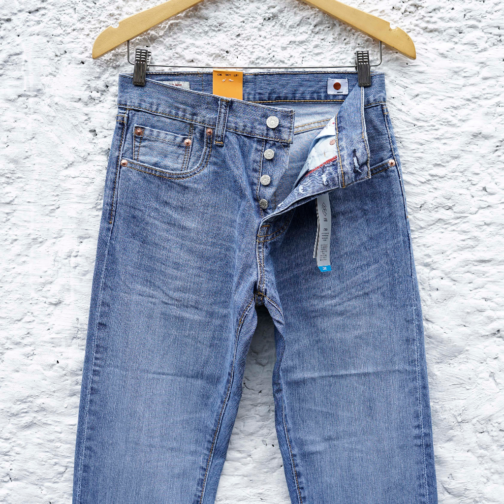 Levis 501 Reguler Fit - Made In Japan - Original Import - Celana Jeans Pria - Free Paperbag