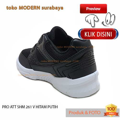 Sepatu anak sepatu sekolah sneakers velcro PRO ATT SHM 261 V