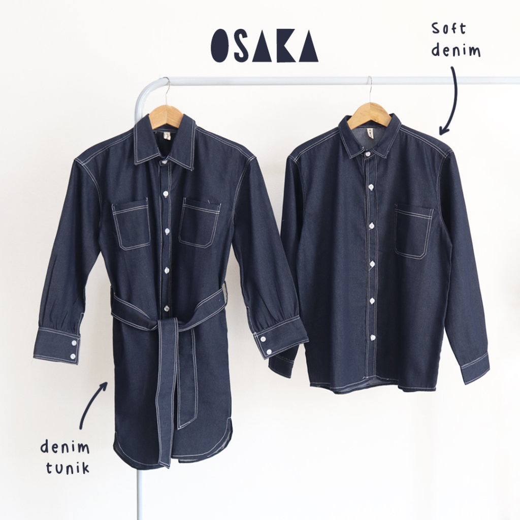 Osaka - Kemeja Denim Couple