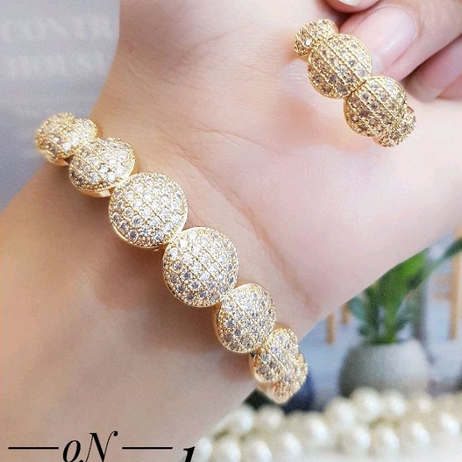 Gelang Set Cincin Xuping Gold Terbaru 3105a6