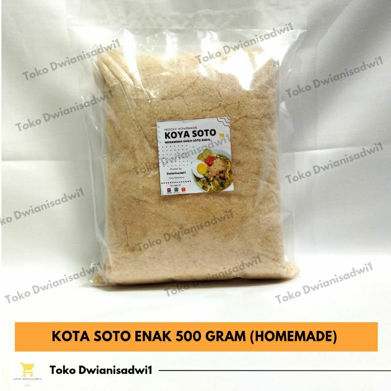 Olivoliv Snack Koya Bubuk 500 Gram Untuk Soto Lamongan, Mie Rebus, Dan Cocolan Sate Taichan