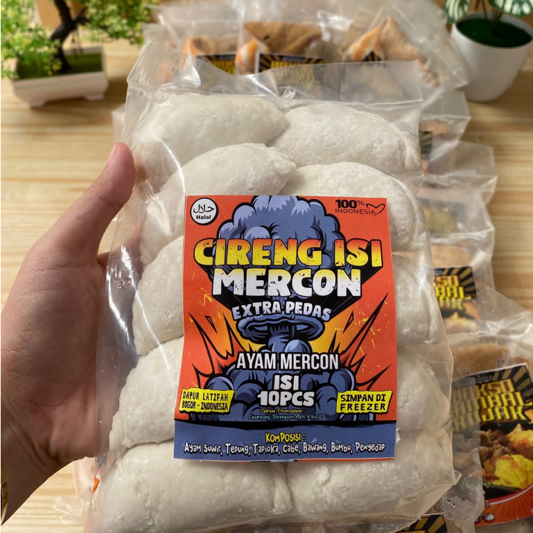 Cireng Mercon Ayam Extra Pedas isi 10